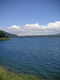 絶景の本栖湖
